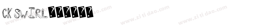 CK Swirl字体转换